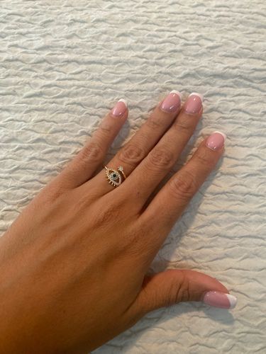 Customer photo review of Evil Eye Protection Ring
