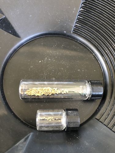 Customer photo review of Treasure Paydirt Surprise '300 GRAM GOLD HUNT' - Gold Paydirt Panning Concentrates