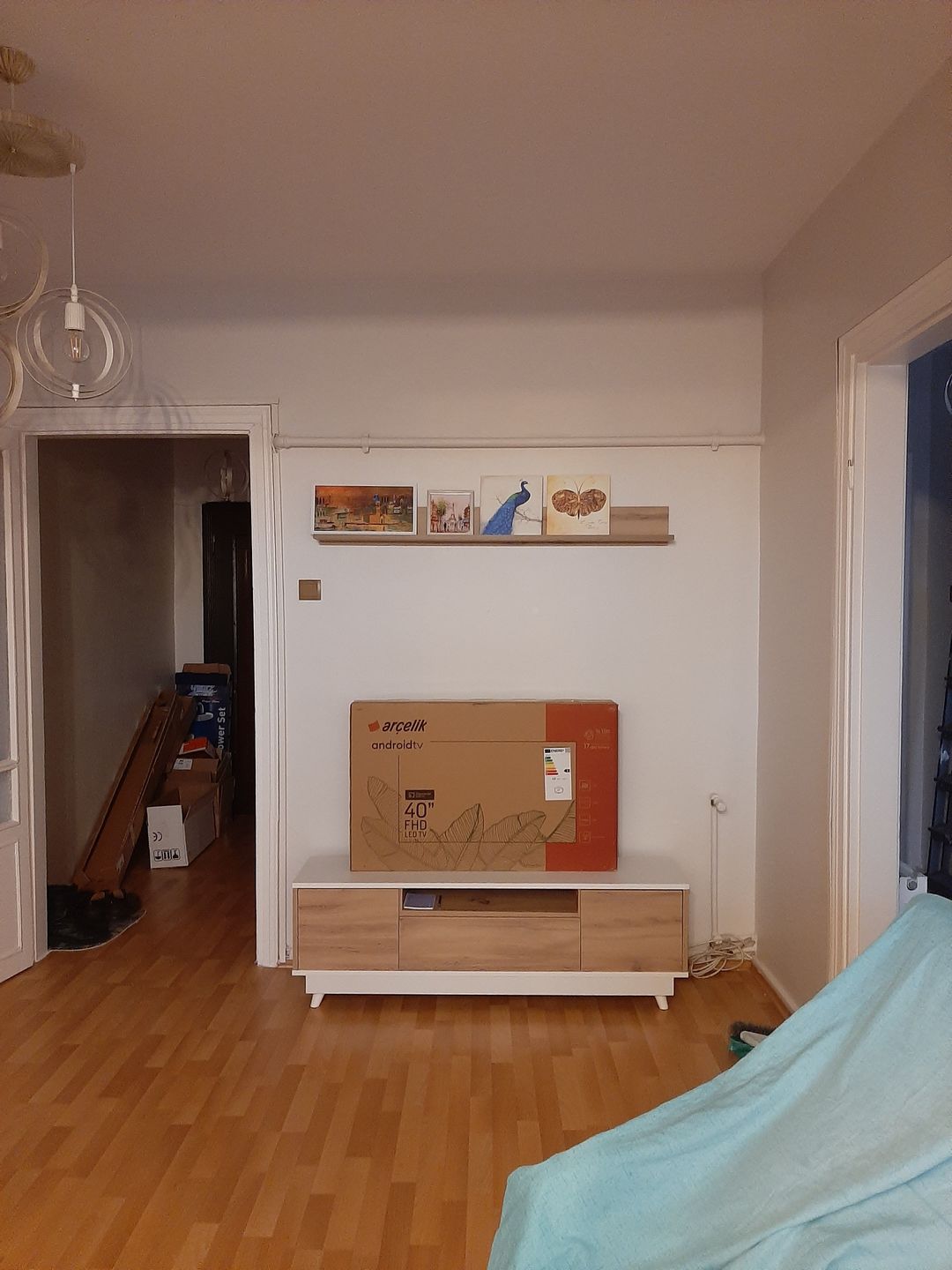 Customer photo review of Rani E16 Dekoratif 2 li Duvar Rafı Sepet Ceviz