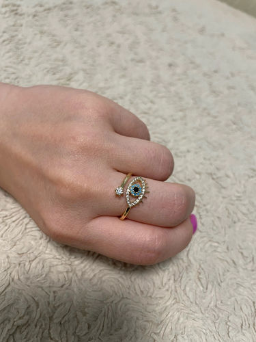 Customer photo review of Evil Eye Protection Ring