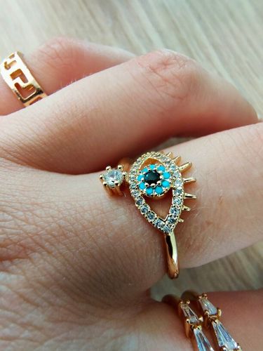 Customer photo review of Evil Eye Protection Ring