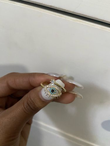 Customer photo review of Evil Eye Protection Ring