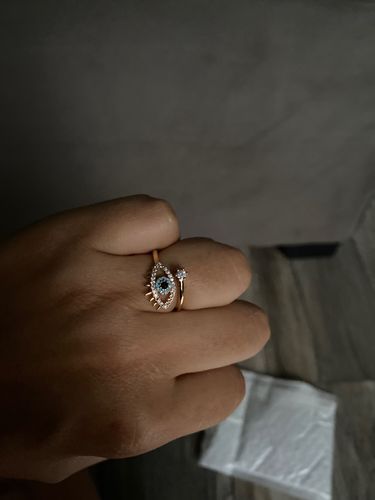 Customer photo review of Evil Eye Protection Ring