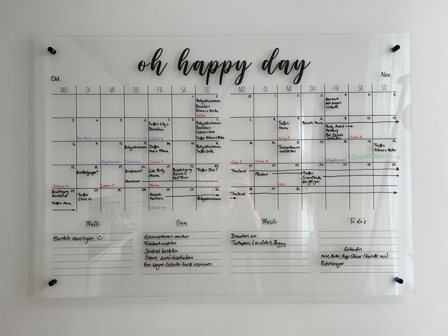 Customer photo review of 2 Monatskalender