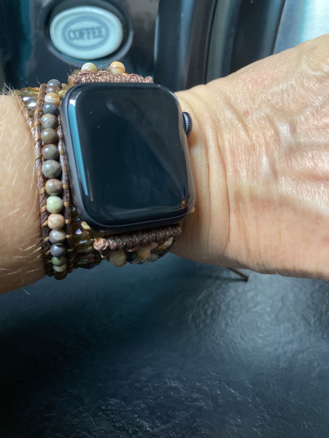 Customer photo review of Moonlight Goddess Apple Watch Strap