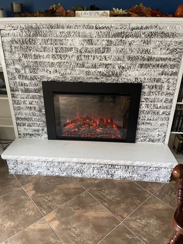 Customer photo review of Modern Flames Redstone 36" Built In Electric Firebox Insert