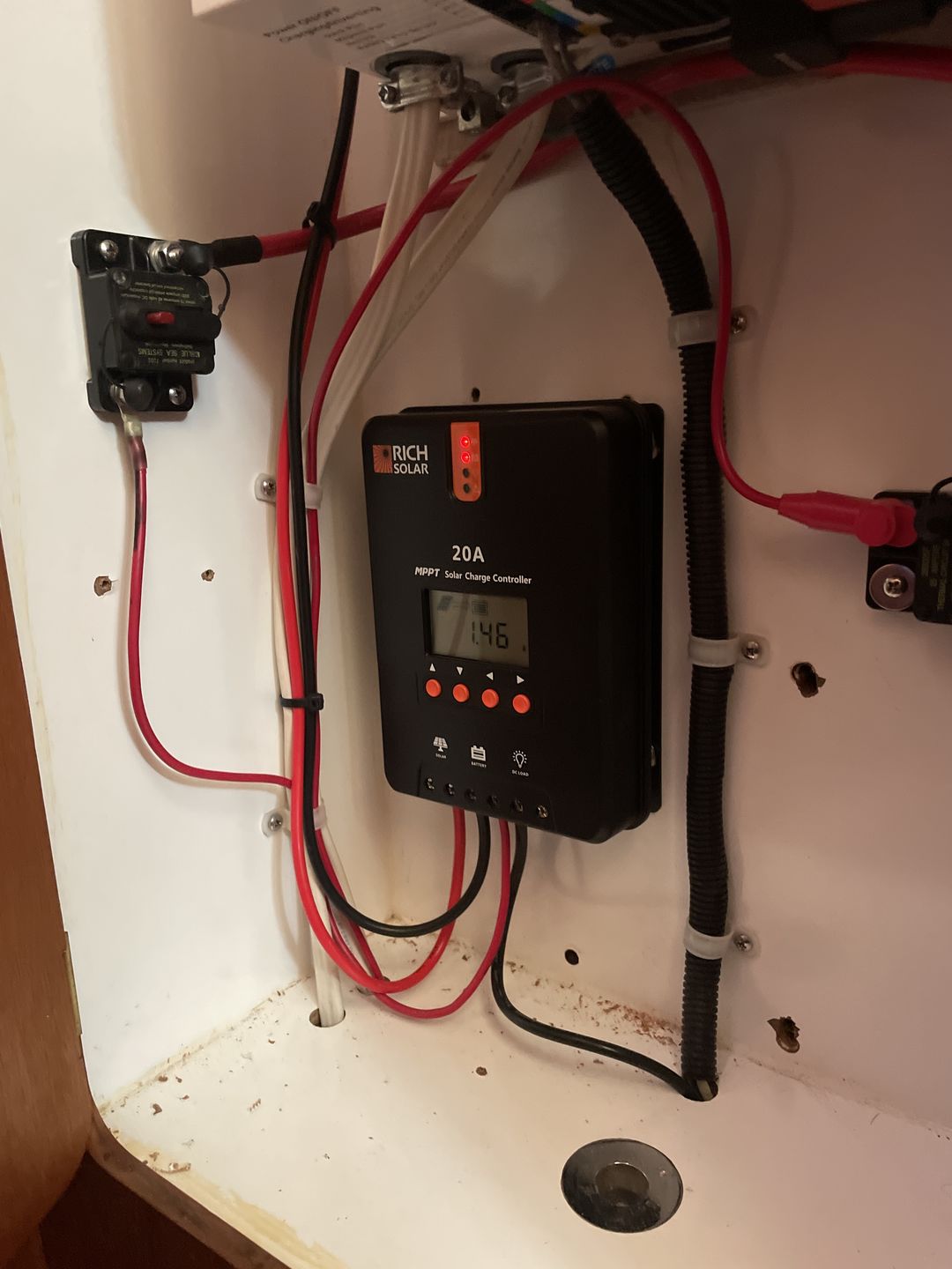 Customer photo review of 20 Amp MPPT Solar Charge Controller