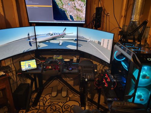 Customer photo review of Simulator Monitor Stand