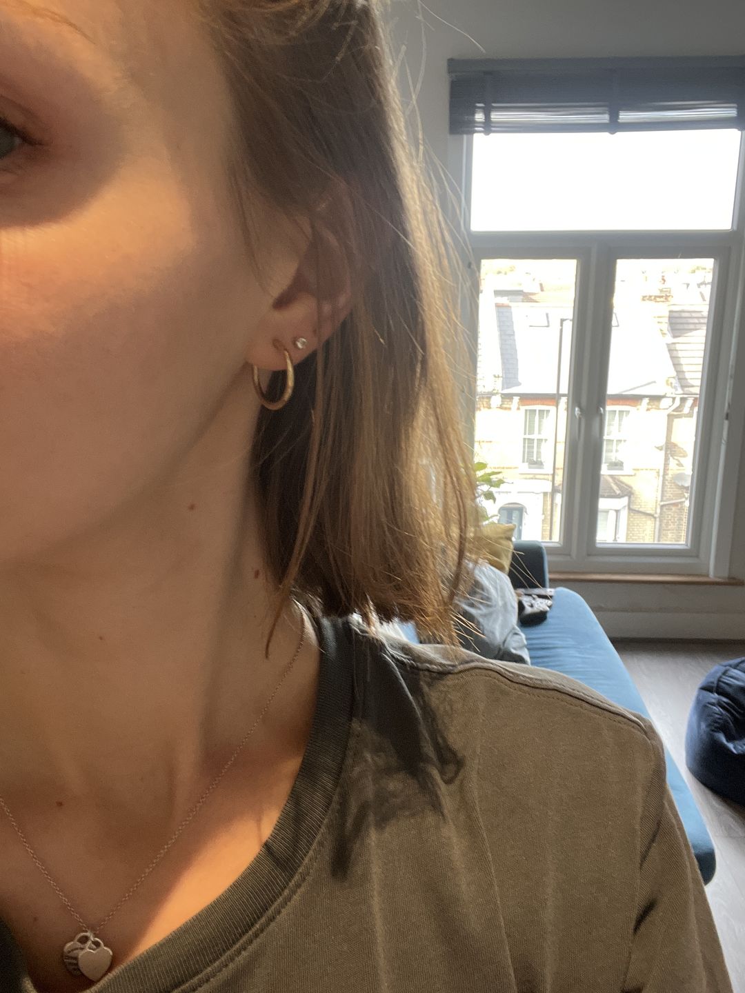 Customer photo review of Essential Earrings Small