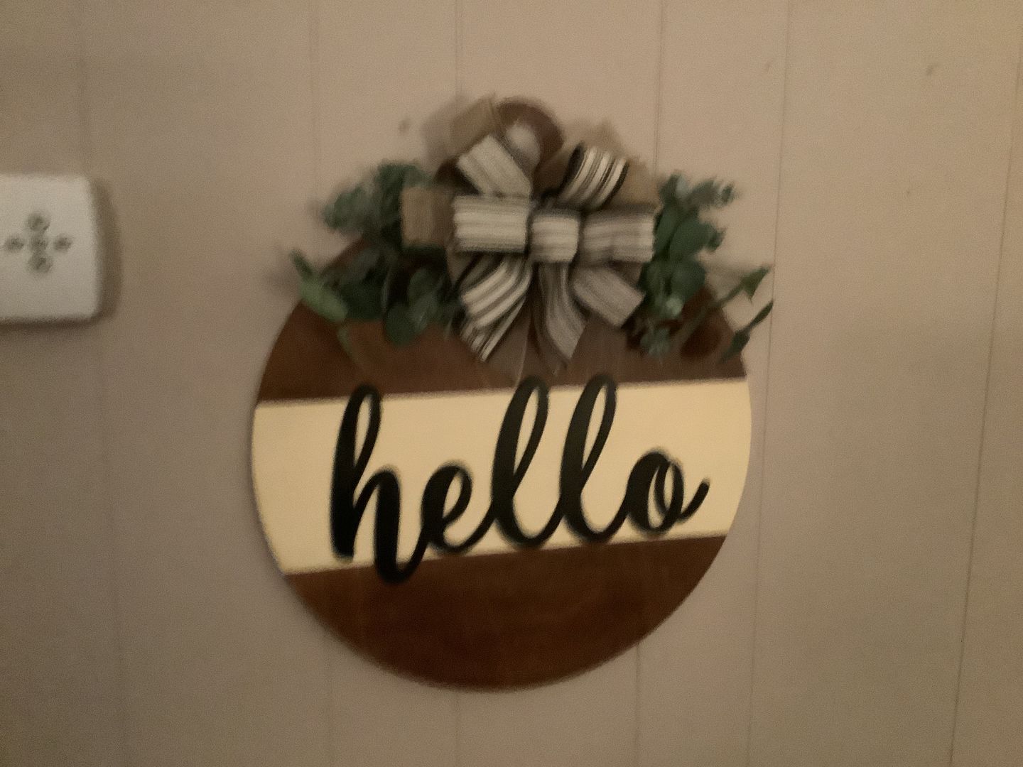 Customer photo review of Unfinished Wood Ornament Christmas Tree Shape - Craft - up to 36" DIY