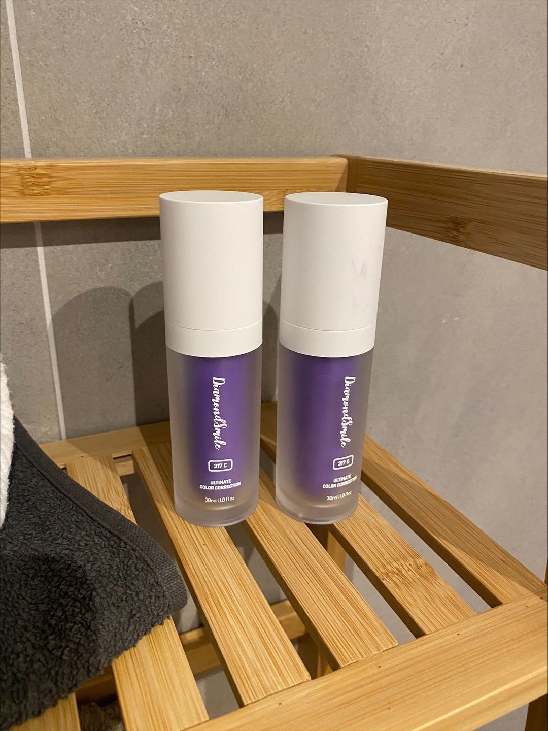 Customer photo review of Zahnbleaching Farbkorrektur Serum