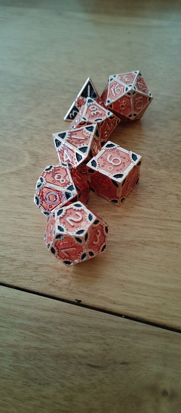 Customer photo review of Mystery Metal Dice Subscription 5.00% Off Auto renew (Ships every 60 Days)