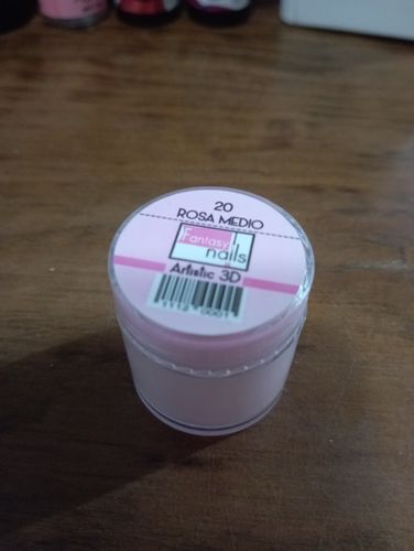 Customer photo review of Acrílico Acricolor Rosa Medio #20 Fantasy Nails