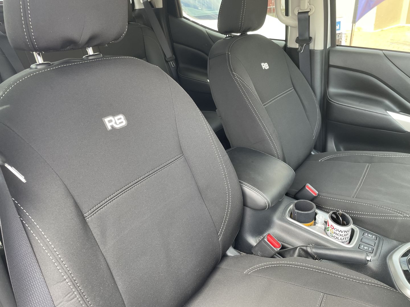 Customer photo review of Nissan Navara NP300 Series 3 & 4 Neoprene 2x Front Seat Covers (Available)