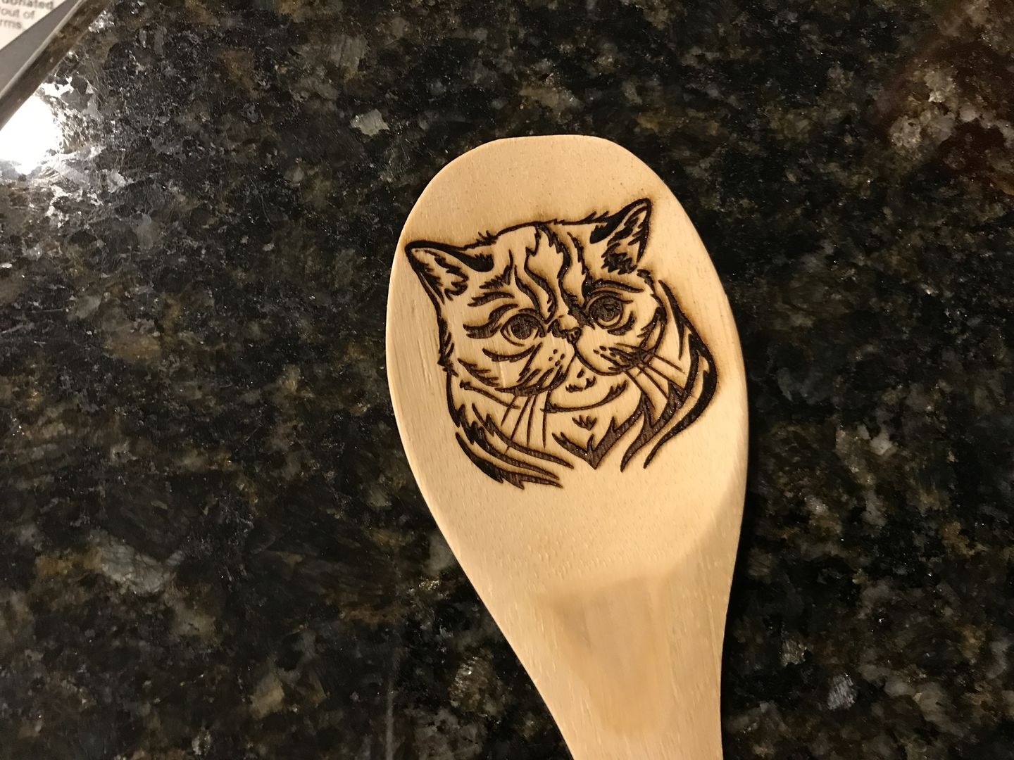 Customer photo review of SALE Vezee Bamboo Spoon 12"