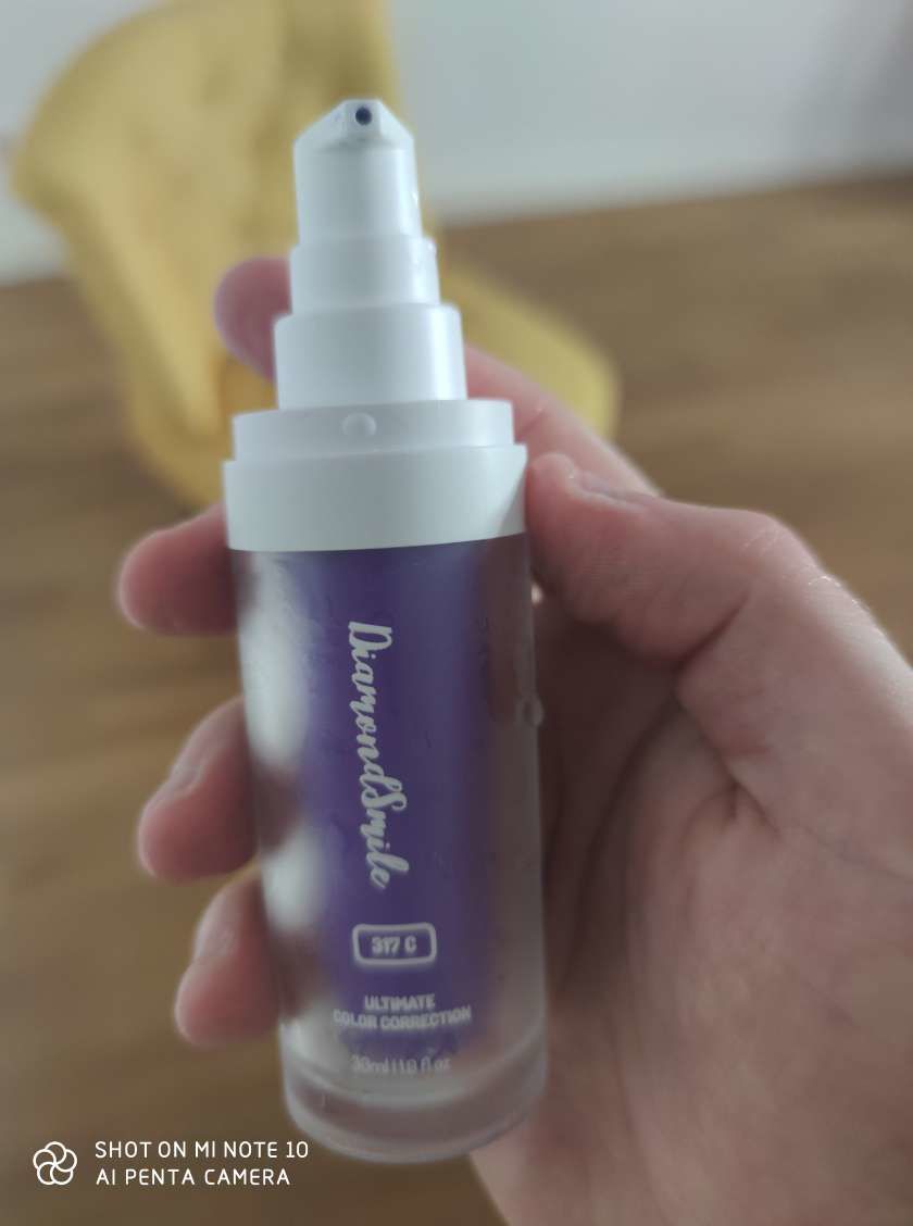 Customer photo review of Zahnbleaching Farbkorrektur Serum