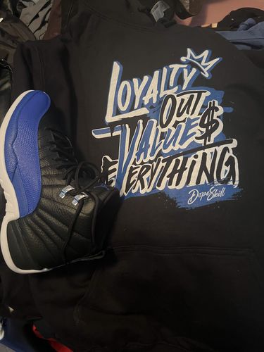 Customer photo review of Jordan 5 Racer Blue DopeSkill Hoodie Sweatshirt LOVE Graphic