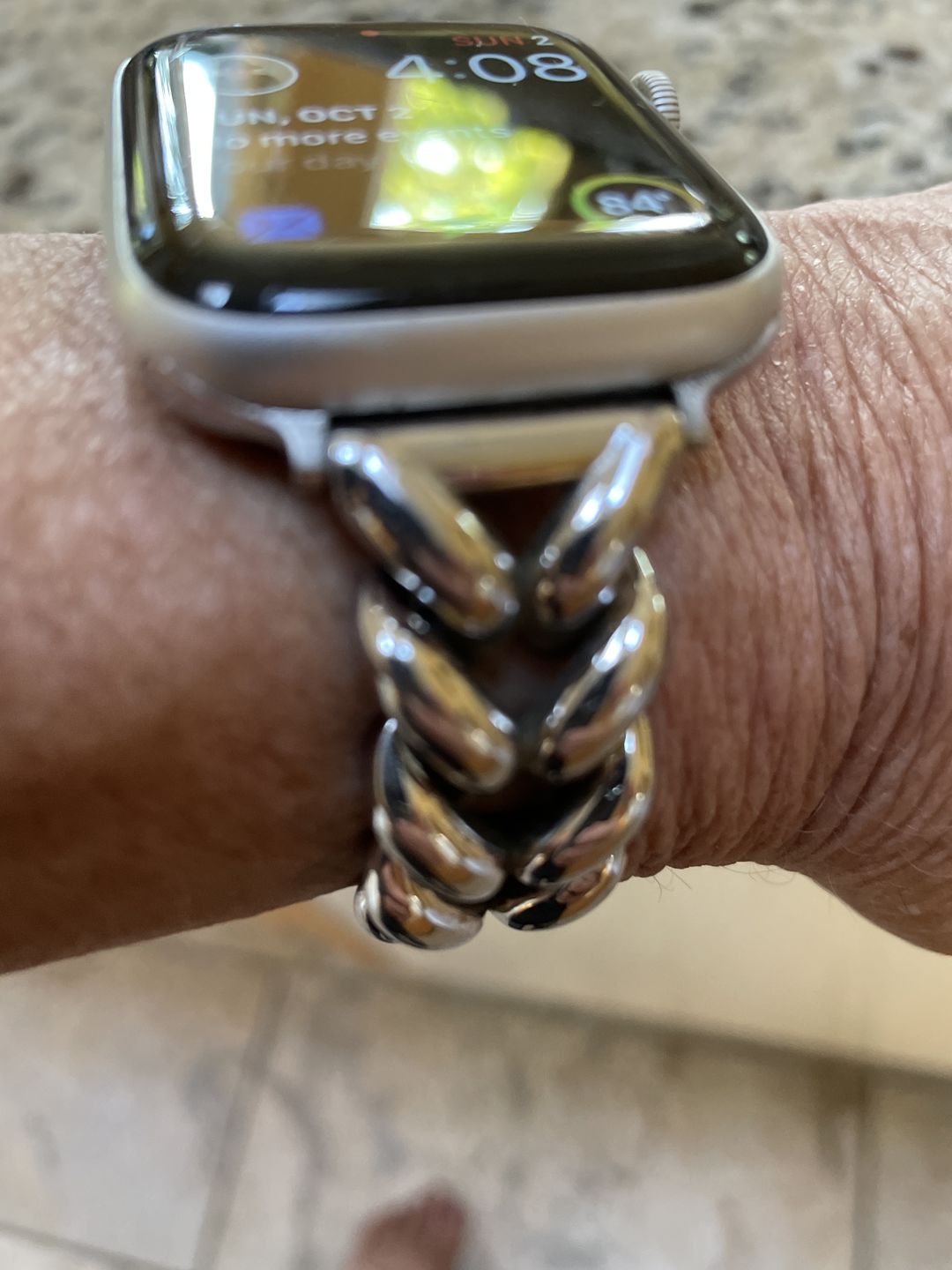 Customer photo review of Herringbone Band for the Apple Watch