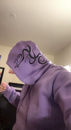 Customer photo review of Lavender Dragon Hoodie