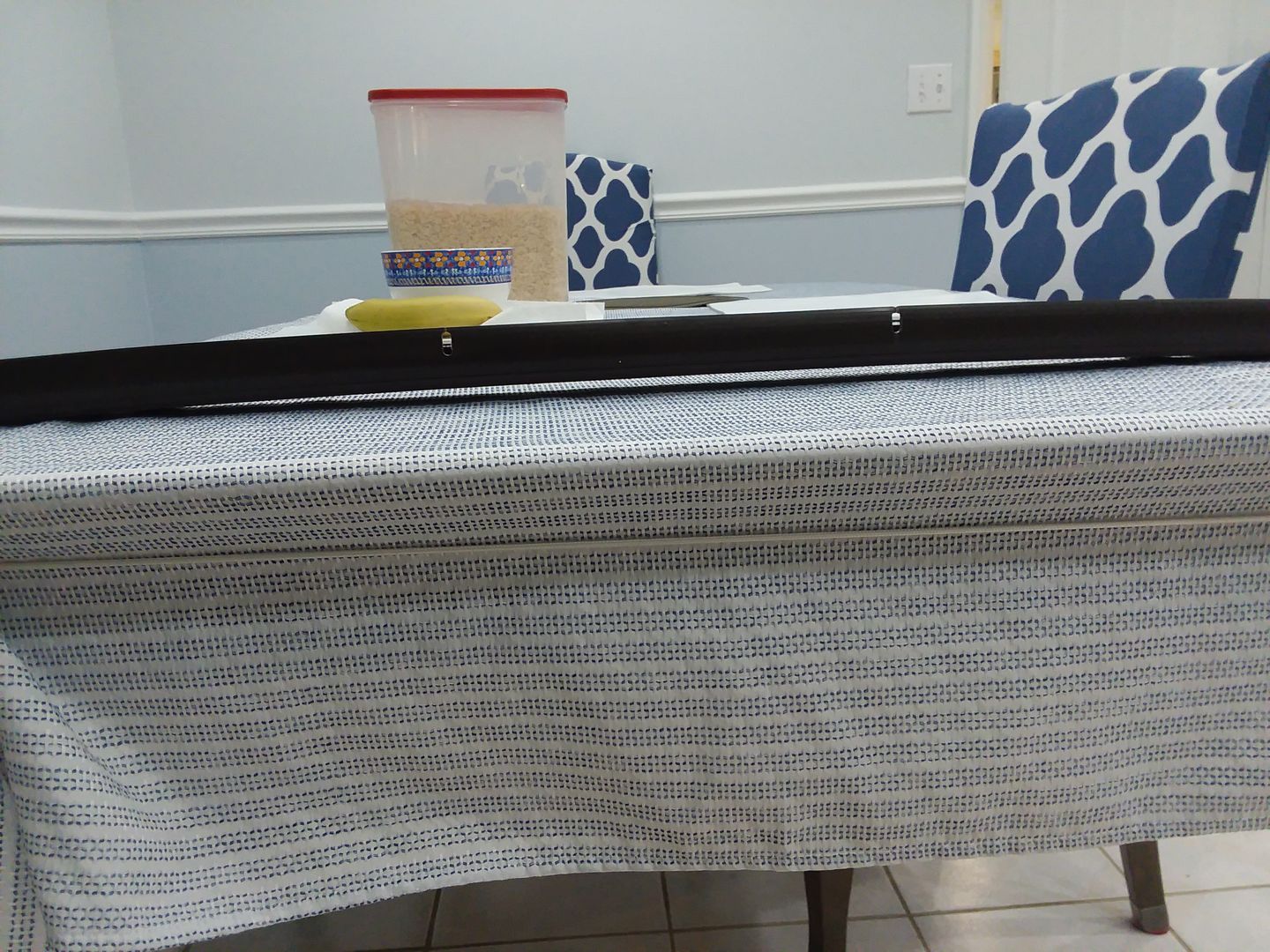 Customer photo review of 36" Universal Wrap-Around Door Sweep