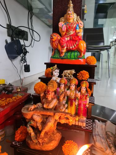 Customer photo review of Wooden 5 Step Deity Stand / Pooja Stand