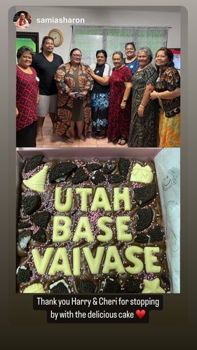 Customer photo review of Custom birthday brownie