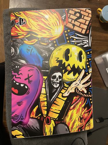 Customer photo review of Free for All - PS5 Console Skin