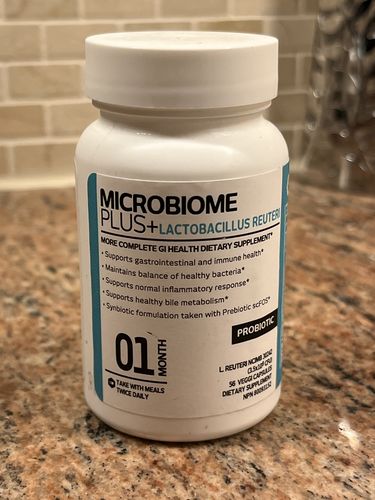 Customer photo review of Lactobacillus Reuteri NCIMB 30242 | Microbiome Plus+
