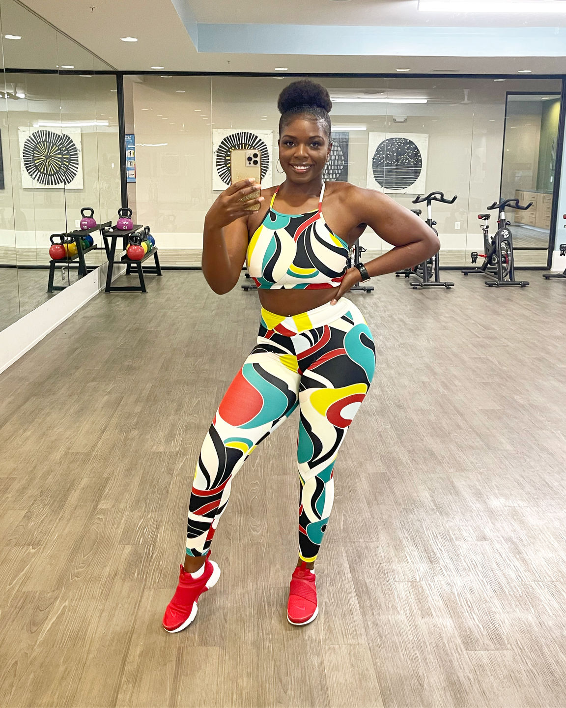 Customer photo review of Posh Criss Cross Crop Top