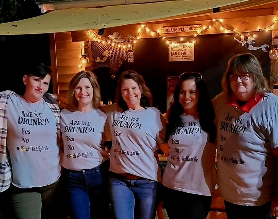 Customer photo review of "ARE WE DRUNK ",( SHIRT 50% OFF )FLAT SHIPPING.
