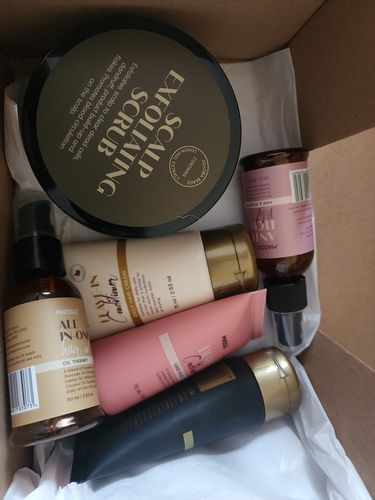 Customer photo review of Hair-Care Travel Kit