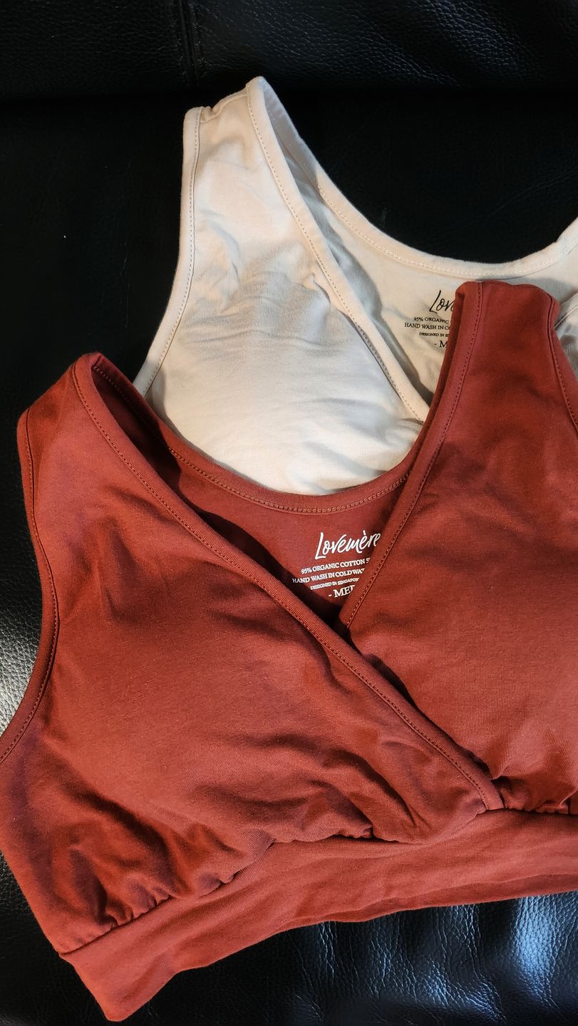 Customer photo review of Chloe Dream Love Organic Bra