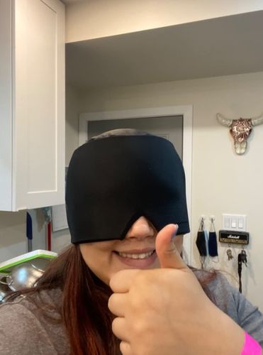 Customer photo review of KÖRPERDOC - Migräne Maske - Hot & Cool