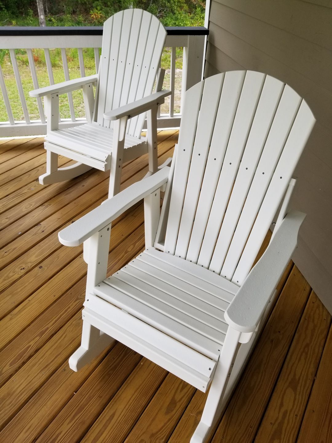 Customer photo review of Adirondack Porch Rocker Lakeside Collection