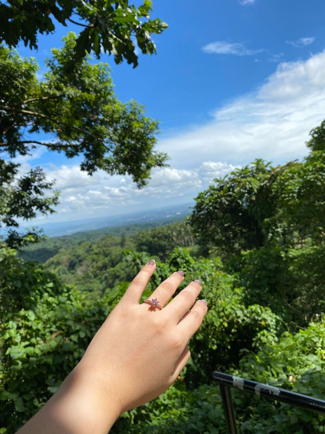 Customer photo review of 1ct Royal Crown Engagement Ring