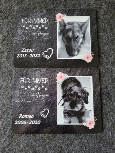 Customer photo review of Hunde-Türschild mit Foto & Wunschtext