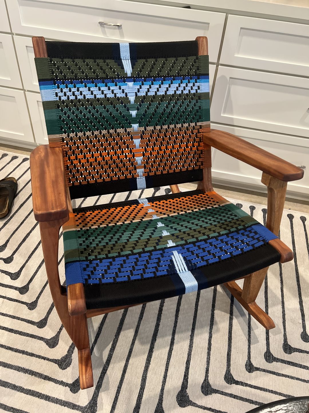 Customer photo review of Masaya Rocking Chair | Mot Mot Pattern
