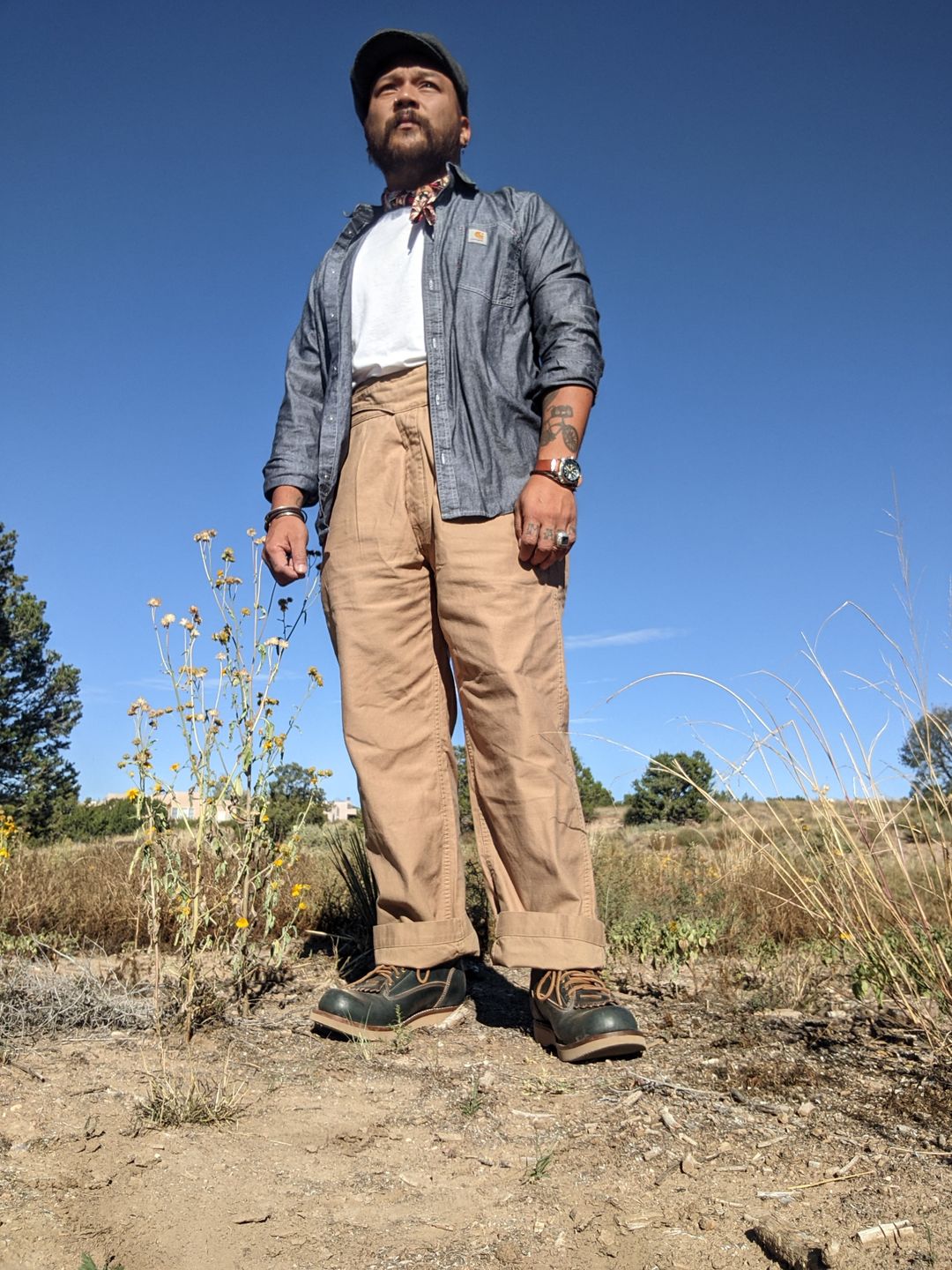 Customer photo review of British Army Gurkha Bermuda Pants - Khaki