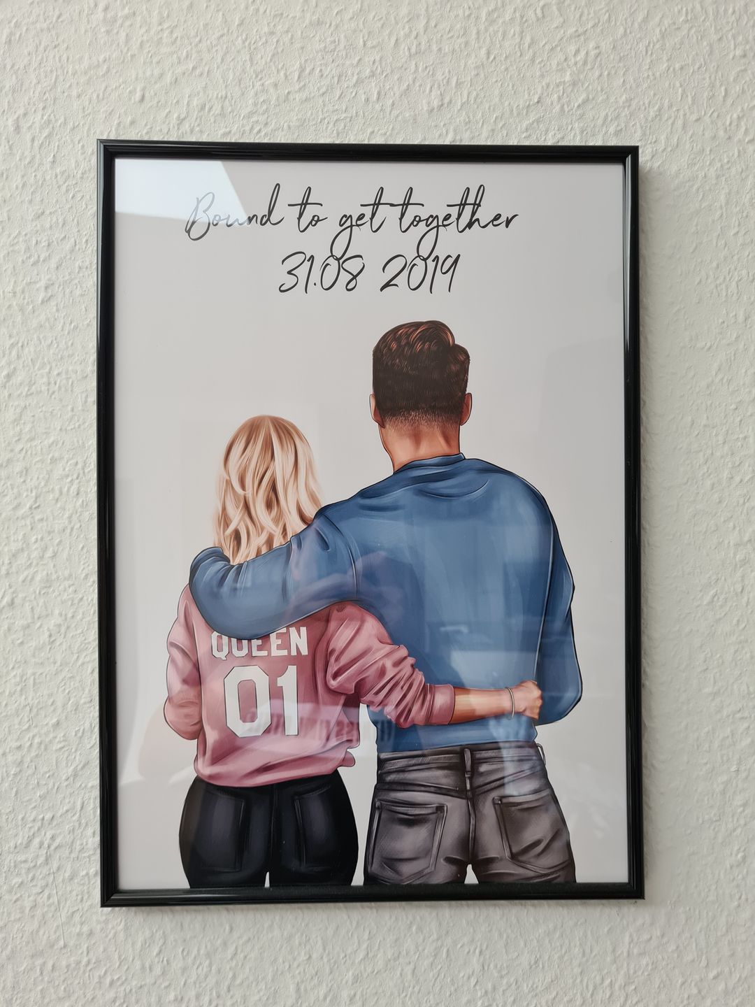 Customer photo review of Pärchen (Mann & Frau) - Personalisiertes Poster