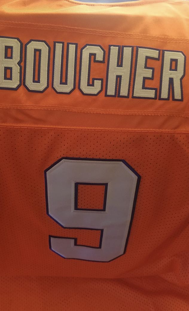 Customer photo review of The Waterboy Adam Sandler 'Bobby Boucher' Football Jersey
