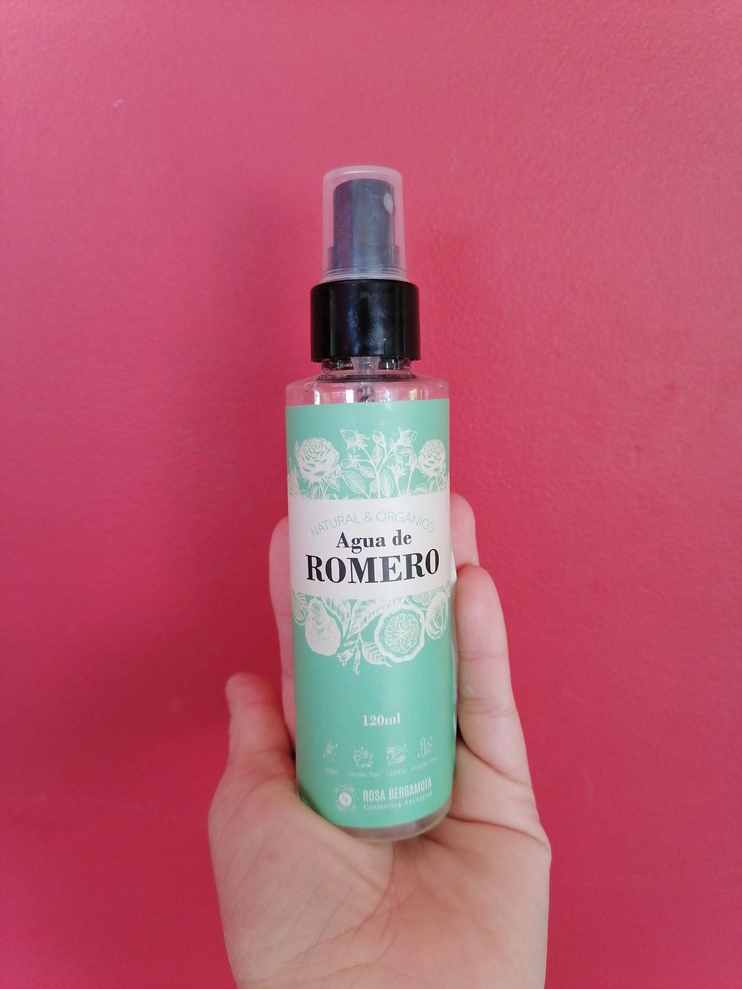 Customer photo review of Agua de Romero 120ml