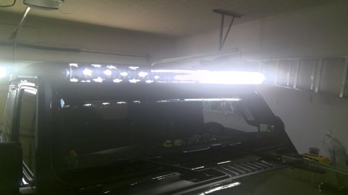 Customer photo review of Black & White Modern Tattered US Flag