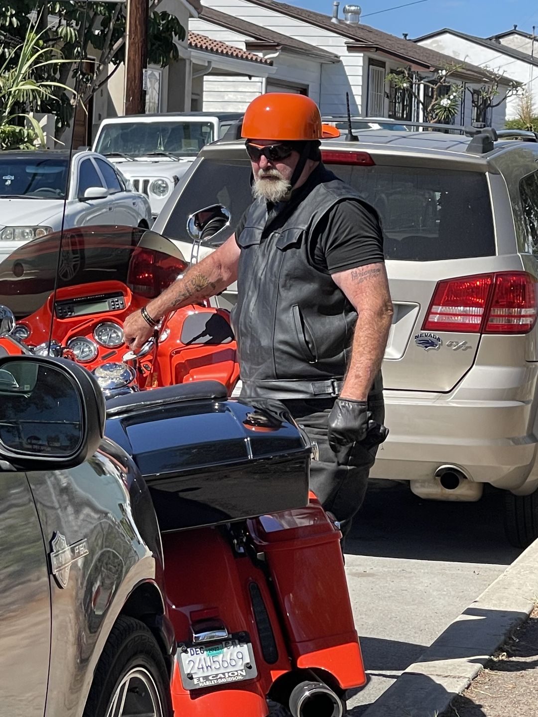 Customer photo review of Premium Baseball Cap Motorcycle Helmet
