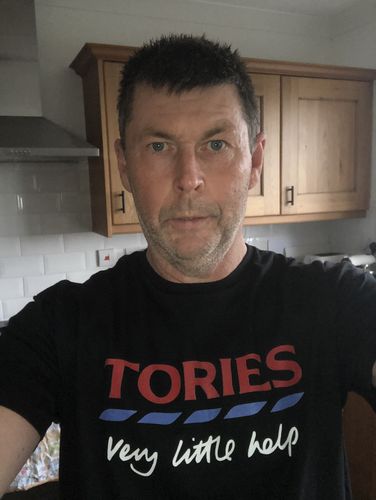 Customer photo review of Tories - Very Little Help Tee