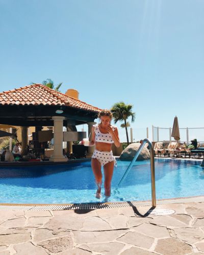 Customer photo review of Knot Over You Two Piece Bikini Set