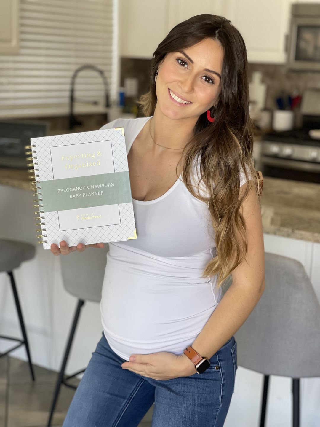Customer photo review of Expecting & Organized: Pregnancy Planner & New Baby Organizer