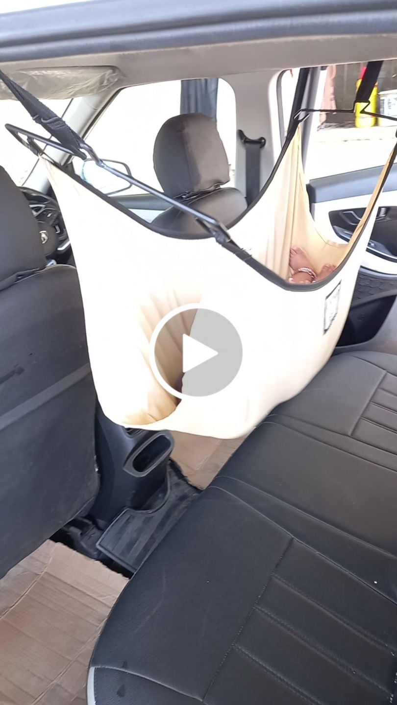 Customer video review of CarNap - Portable Car Hammock for 0 to 2.5 year baby | with Adjustble Belt, Hammock Cloth, Hangers and Carry Bag