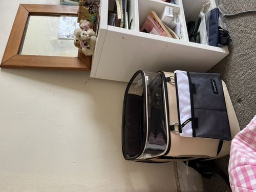 Customer photo review of Michu- Furrytail Navigator Cat Backpack - For Adventurous Cats and Humans
