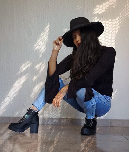 Customer photo review of BOTIN NEGRO 15204