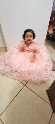Customer photo review of Elegant Girls Flower Princess Party Dress